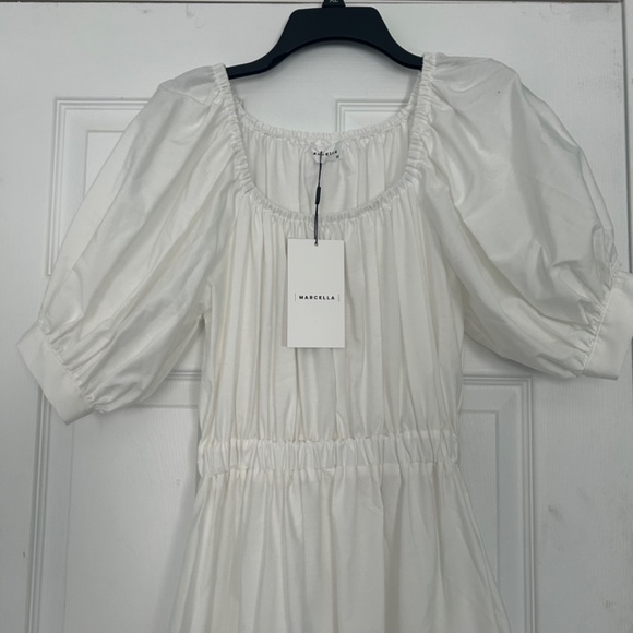 NEW Marcella NYC Off Shoulder Bleecker Dress — White, XS - Picture 12 of 12